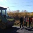 S-au reluat lucrările de reciclare asfaltică pe DN 2E, zonele Păltinoasa şi Solca