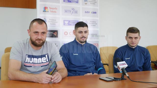 Adrian Chiruţ, Maxim Oancea şi Vladislav Kobzi au prefaţat meciul cu CSU Galaţi
