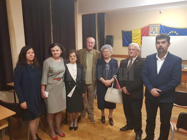 Vladimir Găitan, alături de profesori și foşti colegi