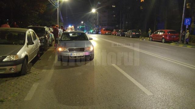 Un grav accident rutier a avut loc luni seară, în jurul orei 19.00, pe strada Mărășești din municipiul Suceava