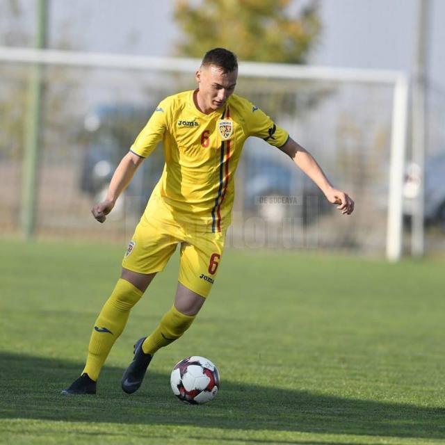 Sebastian Nechita este om de bază la naţionala României sub 17 ani