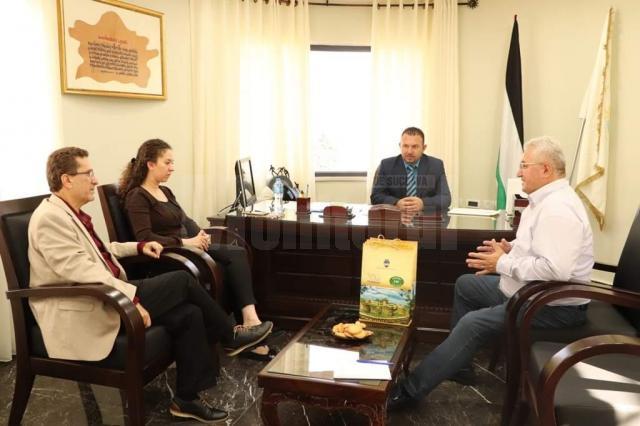 Primarul Sucevei, Ion Lungu, la discuțiile purtate cu reprezentanții administrației locale din Betleem