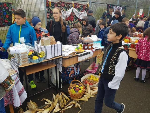 “Bogăţiile toamnei”, la Şcoala Gimnazială Nr. 8 Suceava