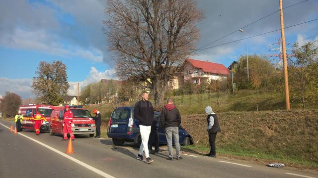 Accidentul petrecut la intrarea în Suceava