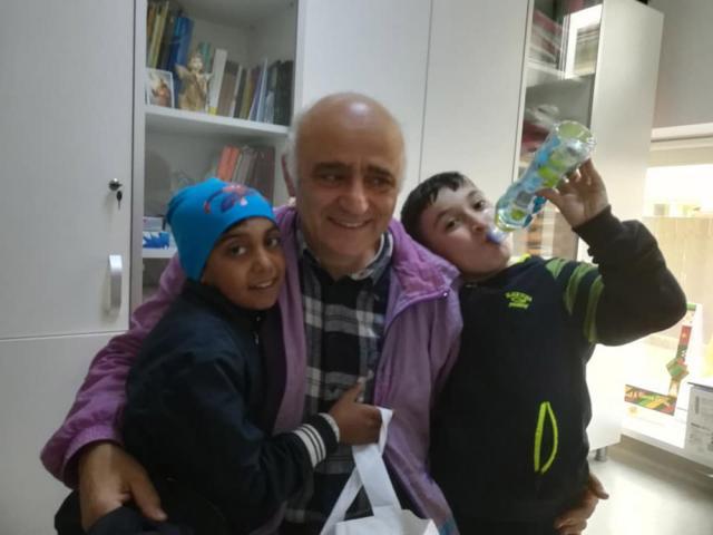 Tonino Rossi, cel care a început proiectul de ajutorare a copiilor defavorizaţi. Foto: Facebook Maria Wald