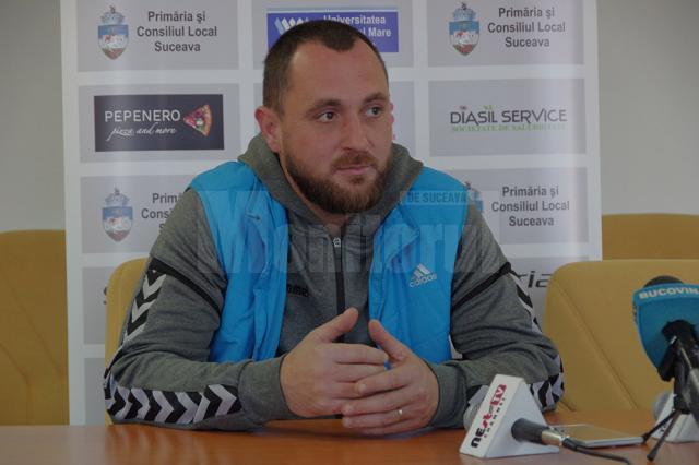 Antrenorul universitarilor, Adrian Chiruț, este optimist în privința jocului de la Călărași