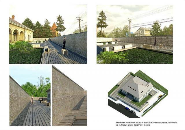 Proiectul noului Muzeu de Istorie Siret, care va include un memorial al Holocaustului