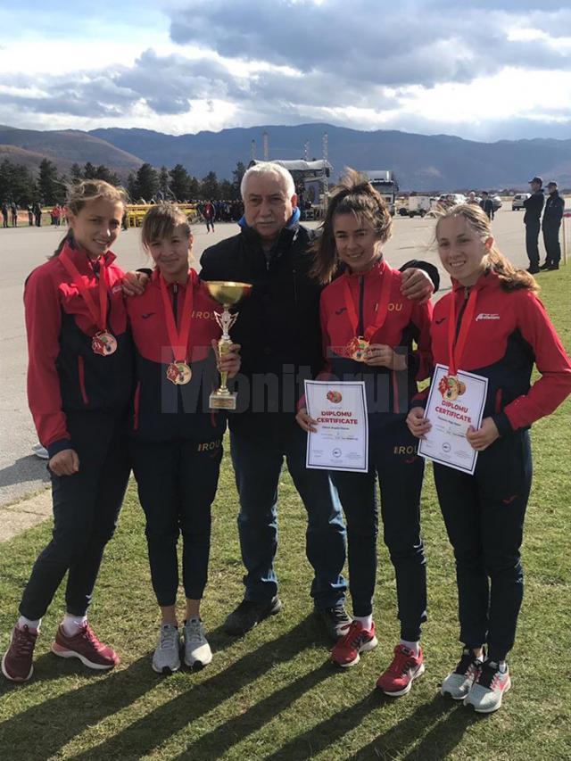 Echipa României, cu două sucevence în echipă, a devenit campioană balcanică de cros