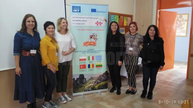 Profesori de la Centrul Şcolar de Educaţie Incluzivă Suceava, la un schimb de experienţă în Grecia