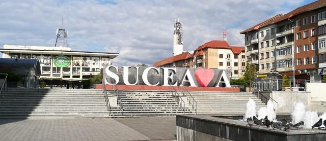 Mesaj luminos „Iubesc Suceava”, în centrul municipiului, din 28 noiembrie