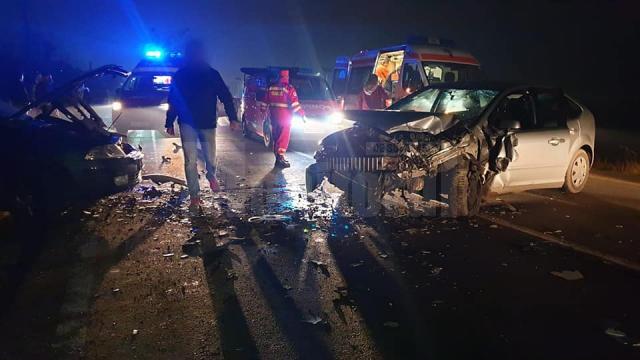 Accident cu trei răniţi, la ieşirea din Suceava spre Moara