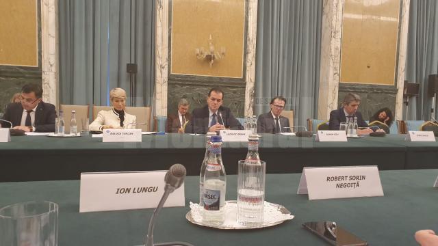 Premierul României, Ludovic Orban, cu membrii Comitetului Director al Asociației Municipiilor din România, la Palatul Victoria 2