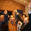 Bucurie la sediul PNL Suceava după câştigarea alegerilor în judeţul Suceava și la nivel naţional