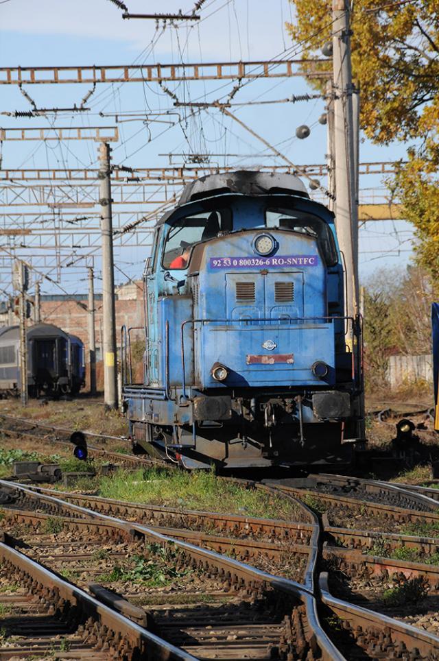 Tipul de locomotivă de manevră LDH, lovită în plin în timpul accidentului CFR din Gara Verești