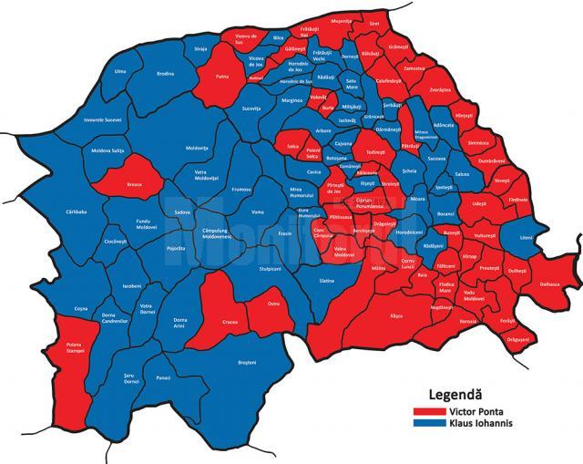 Rezultatele din turul al doilea al alegerilor prezidenţiale din 2014