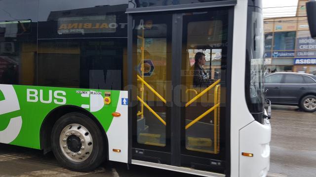 Autobuzul electric testat anul trecut pe strazile Sucevei