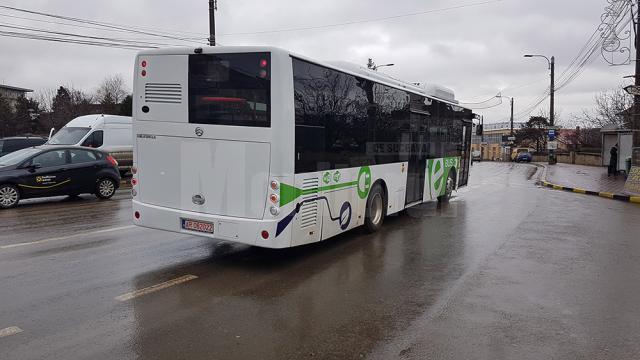 Autobuzul electric testat anul trecut pe străzile Sucevei
