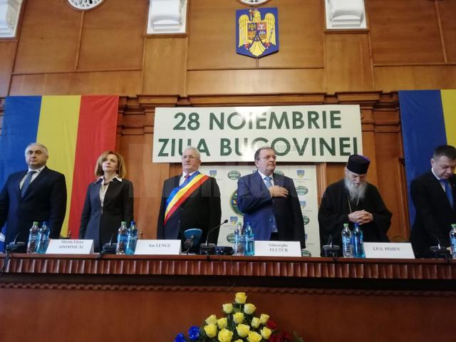 Ziua Bucovinei a fost marcată la Suceava printr-o şedinţa festivă a Consiliului Judeţean