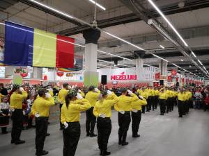 Stegarii Auchan au oferit clienților un spectacol special, de Ziua Națională a României 5