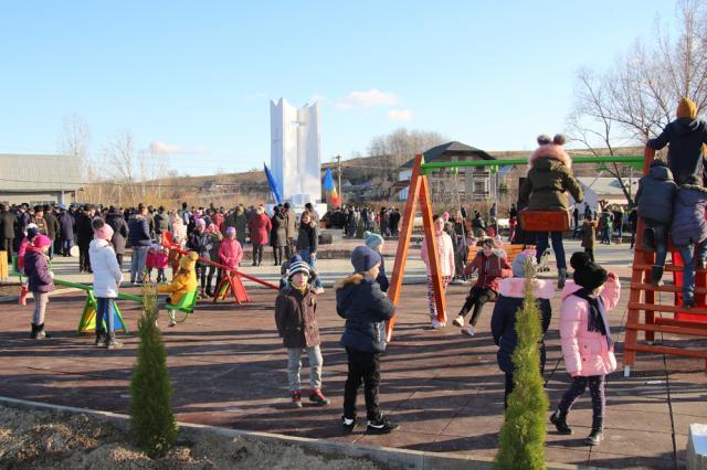 Lucrările la parcul din Adâncata au fost realizate printr-un proiect cu finanţare europeană
