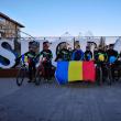Traseu de 20 de km, parcurs cu tricolorul pe bicicletă, de membrii unei asociații sportive din Suceava