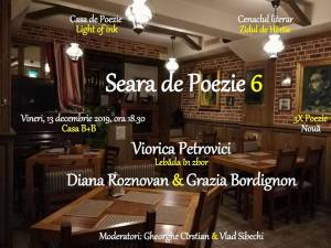 Poeta Viorica Petrovici este invitată la „Seara de Poezie”