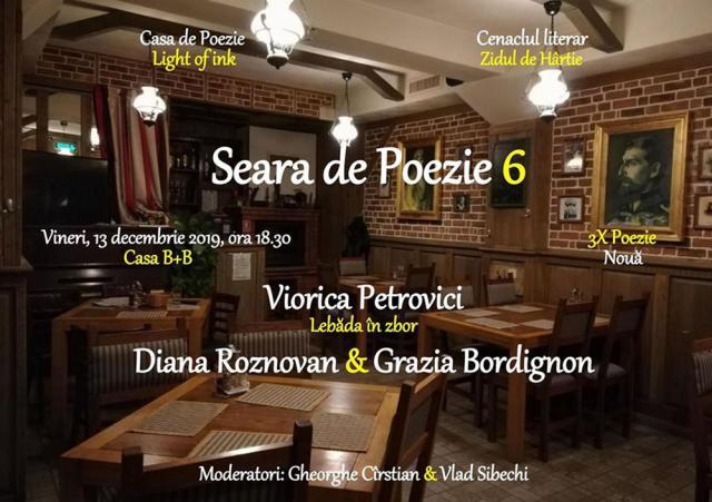 Poeta Viorica Petrovici este invitată la „Seara de Poezie”