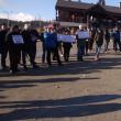 Protest in Pasul Mestecanis, contra punerii în folosință a gropii ecologice de gunoi 4