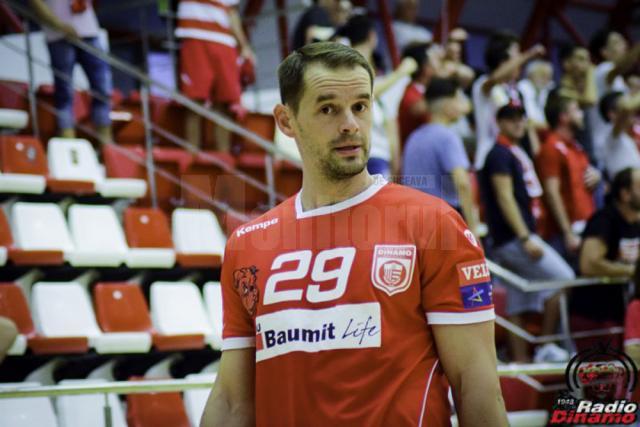 Suceveanul Răzvan Gavriloaia este lider în Liga Națională cu Dinamo