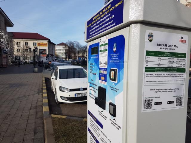Parcări cu plată, introduse pe străzile Vasile Bumbac şi Nicolae Bălcescu