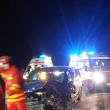 Cele două autoturisme implicate în accident