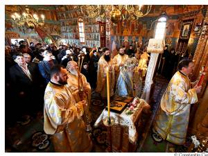 Biserica-paraclis a Mănăstirii Voroneţ şi-a cinstit ocrotitorul, pe Sfântul Cuvios Daniil Sihastrul