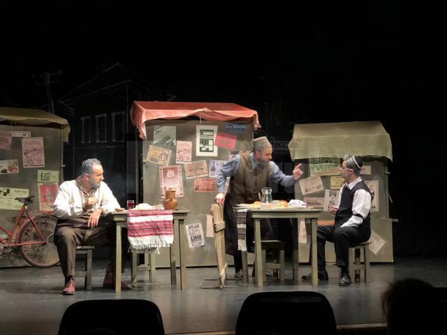 Ropote de aplauze pentru „Take, Ianke şi Cadîr” ai Ateneului Naţional din Iaşi, la Teatrul Municipal „Matei Vişniec” Suceava