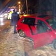 Cele două mașini implicate în accident