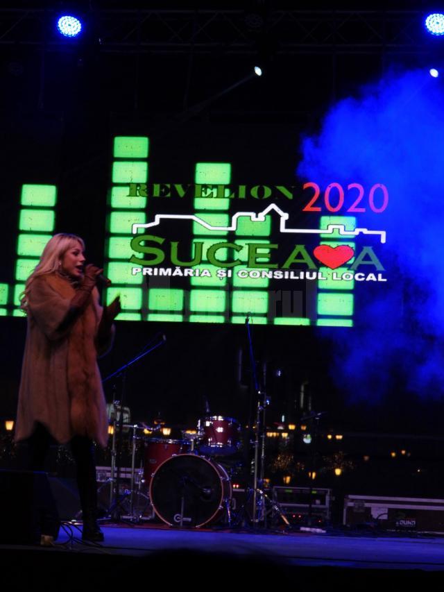 Natalia Gordienko în concertul de Revelion de la Suceava
