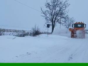Drumul județean Siret – Mușenița -Frătăuții Noi este închis din cauza ninsorilor și a viscolului