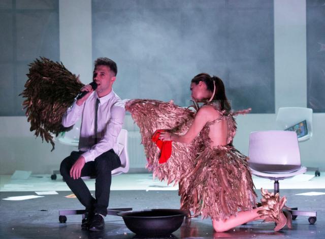 Premiera de la finele anului trecut - HAH, are două reprezentații pe scena Teatrului "Matei Vișniec", în ianuarie