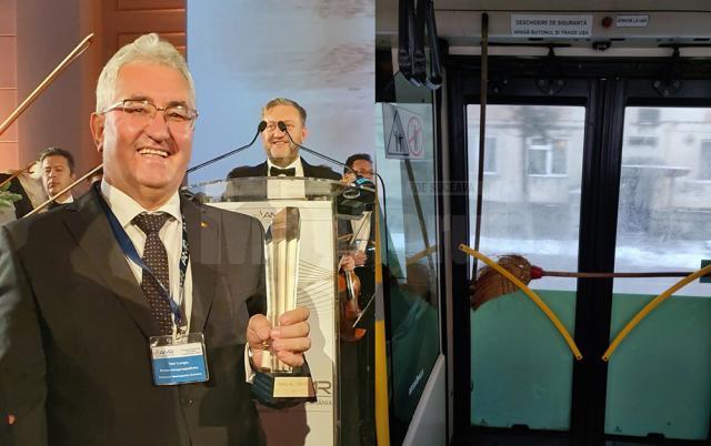Primarul Ion Lungu și Trofeul de excelență în transport public local