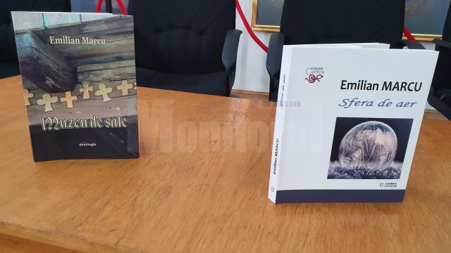 Emilian Marcu, proaspăt laureat al Academiei Române, cu premiul „Ion Creangă” pentru proză, și-a lansat două cărți la Suceava