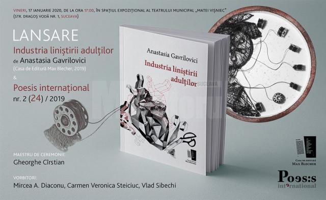 Suceveanca Anastasia Gavrilovici își lansează primul volum de poezie la Suceava