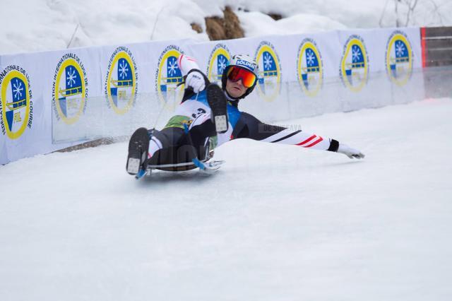 La Vatra Dornei se desfăşoară a treia etapă de Cupă Mondială la sanie pe pistă naturală – seniori