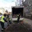 Campanie de curățenie stradală, ca de primăvară, demarată în plină iarnă 3