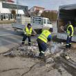 Campanie de curățenie stradală, ca de primăvară, demarată în plină iarnă
