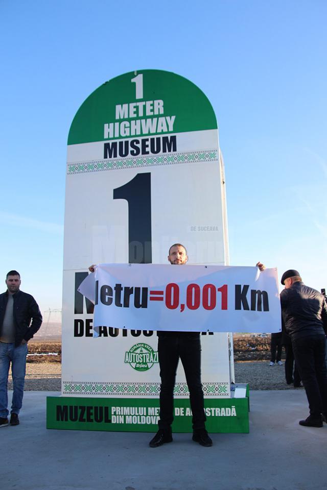Muzeul primului metru de autostradă a fost inaugurat de Ştefan Mandachi