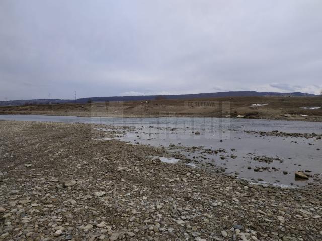 Râul Suceava are un debit foarte scăzut