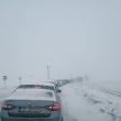 Trafic îngreunat din cauza ninsorii și viscolului în zona Ratoș-Siret și Câmpulung Moldovenesc