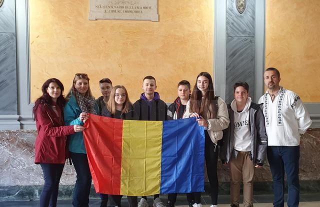 Elevi și profesori din Rădăuți, în Sicilia, în cadrul unui proiect Erasmus+