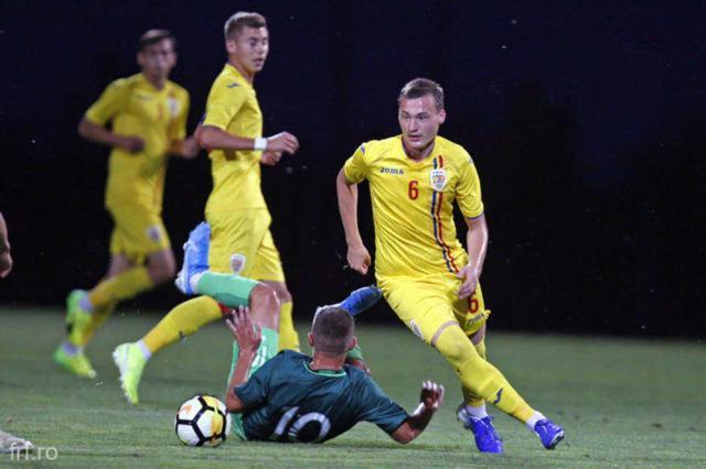 Sebastian Nechita a jucat o repriză pentru reprezentativa Under 17 a României în amicalul cu Israel