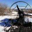 O motoparapantă cu ţigări din Ucraina a căzut pe un ogor din Șerbăuţi