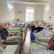 Salon din actualul spital din Fălticeni, supraaglomerat